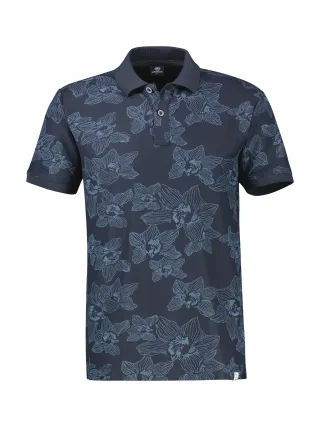 LERROS - POLO-KNOPF CLASSIC NAVY - Gr. - L