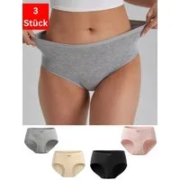 Elegant Love Hipster Damen Panty Slip nahtlos, weiche Unterhose mit Komfortbund (Packung, 4-St., 4er-Pack) Mid-Rise Unterwäsche mit Schriftzug-Print & hohem Tragekomfort