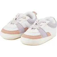 Sterntaler® Baby Schuhe Farbmix Krabbelschuh (1-tlg) Baby Schuhe aus Kunstleder & Gewebe mit elastischen Schnürsenkeln