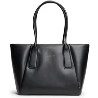 Tommy Hilfiger Tragetasche TH ESSENTIAL TOTE, Damen Schultertasche, Henkeltasche mit goldfarbener Logoprägung