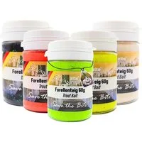 Zite Kunstköder Forellenteig Knoblauch 5 Stk im Set Trout Bait Angelpaste in 5 Farben, UV Aktiv