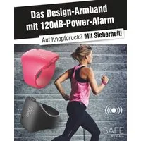 Luna24 simply great ideas... Sportuhr Alarmarmband Safe by Gaia, schwarz
