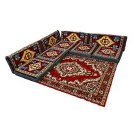 CaddeBuy Sofa Orientalische Sitzecke, Sark Kösesi, Osmanische Sitzecke, Kelim, 10 Teile