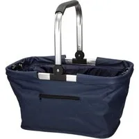 elasto Tragetasche Einkaufskorb mit Henkel ca. 30 L - faltbarer Korb mit Soft Griff