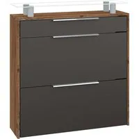 borchardt Möbel Schuhschrank Oliva Breite 89 cm, hängend, mit 2 Doppeltrommel und 1 Schubkasten
