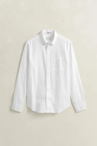 GANT - Dobby Classic Oxford-Hemd white - Gr. - M