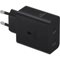 Samsung USB-C Duo Schnelllader T5020 50W mit 5A USB-C zu USB-C Kabel Schnelllade-Gerät