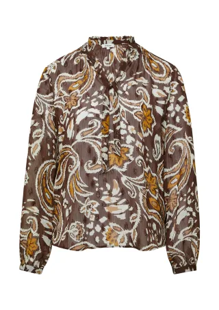 s.Oliver - Bluse braun|mehrfarbig - Gr. - 36