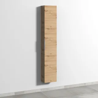 Sanipa 3way Hochschrank mit 1 Tür, Eiche Natural-Touch UM16185
