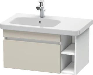 Duravit DuraStyle Waschtischunterbau wandhängend Taupe & Weiß Matt 730x448x398 mm - DS639409118 DS639409118