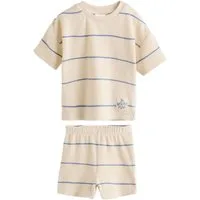 Next T-Shirt & Shorts Baby Frottee-Oberteil und Shorts im Set (2-tlg)