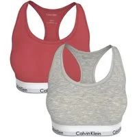 Calvin Klein Underwear Bralette BRALETTE 2PK (Packung, 2er-Pack) Körpernahe Passform mit elastischem Bund