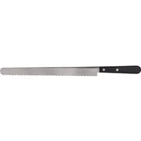 Sallys Brotmesser aus Edelstahl und 31,5 cm Klingenlänge, aus einem Stück geschmiedet und extra lange Klinge