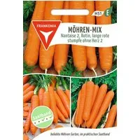 FRANKONIA Gemüsesamen Möhren-Mix, Saatband - Möhren-Samen Saatgut Samen, Daucus carota