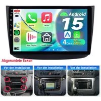 A-Sure Android 15 Navi Für Mercedes-Benz Viano W639 A/B Klasse W169 W245 Autoradio (RDS, DSP, Digitalradio (DAB), Nicht kompatibel mit 1 DIN, 1280*720, WIFI)