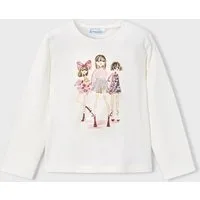Mayoral Langarmshirt T-Shirt Langarm elegant (401195)