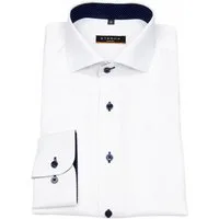 Eterna Businesshemd Slim Fit stark tailliert bügelfrei Kentkragen