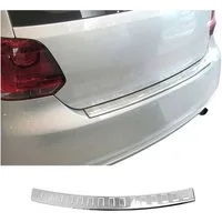 OMAC Ladekantenschutz für VW Polo 6R 2009-2017 Edelstahl Silber, Zubehör für VW Polo 6R 2009-2017, Langlebig,Einfache Reinigung,Einfache Installation,Rostbeständig
