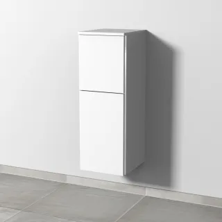 Sanipa 3way Mittelschrank mit 1 Tür und 1 Auszug, Weiß-Soft, BR12443 BR12443