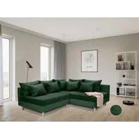 COLLECTION AB Ecksofa Anton L-Form, B: 201 cm, 5 Zierkissen, Federkern