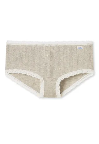 SCHIESSER - Micro Pants - Agathe grau-mel. - Gr. - 34