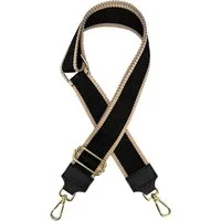 Adel Bags Schulterriemen Taschengurt, Verstellbar, Gold, 5cm Breiter Schultergurt hergestellt in Italien