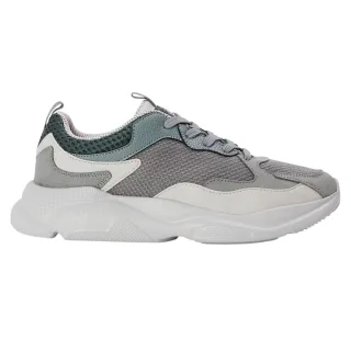 Hugo - "Leon" Sneaker für Herren, Netzmaterial (Dunkelgrau)