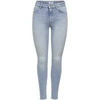 ONLY Bequeme Jeans ONLBLUSH MID SK ANK RW DNM REA306 N