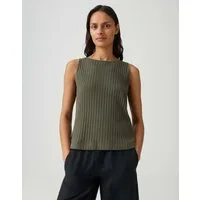 OPUS Shirttop Ipoma slit aus weichem Jersey mit Rippstruktur Seitenschlitze sorgen für angenehme Bewegungsfreiheit