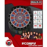 BULL'S Dartscheibe Bulls E-Dart-Scorpy Zweiloch
