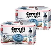 Ceresit Luftentfeuchter Henkel Ceresit Luft-Entfeuchter-Tabs AERO 360 Nachfüller 4x450g Tab (2