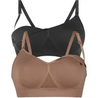 Anita Maternity Still-BH Seamless (Packung, 2er-Pack) herausnehmbare Cups, doppellagig, extra Halt, bequem, weich, bügellos