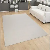 KADIMA DESIGN Teppich waschmaschinenwaschbar Unifarben Küche, Flur Waschbarer Teppich, Rechteckig, Höhe: 12 mm, Florhöhe: 8 mm, 100% Polypropylen, Rechteckig, 60x100cm, Creme