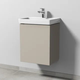 Sanipa 3way Waschtischunterbau zu Villeroy & Boch Avento Waschtisch mit 1 Tür, Kaschmir-Matt SP6181U