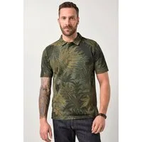JP1880 Poloshirt Poloshirt Piqué Alloverprint Halbarm