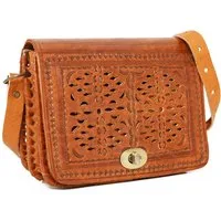ALMADIH Umhängetasche Damen Leder kleine Damentasche DALIA Ledertasche Schultertasche