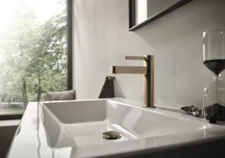 Hansgrohe Waschtischmischer 110 Finoris CoolStart Brushed Bronze,76024140 76024140