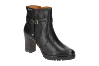 Pikolinos W7M-8806 Connelly Damen Stiefeletten Schwarz 7cm Blockabsatz