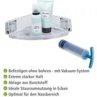 WENKO Eckregal Vacuum-Loc Quadro, 1 Etage