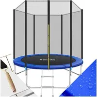 tectake Gartentrampolin Trampolin, (Komplettset), Ø 244 cm,  GS zertifiziert