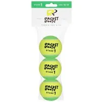 Racket Roots Tennisball RR Stage 1 - 3 Tennisbälle - Play and Stay Ball - (3er Beutel)