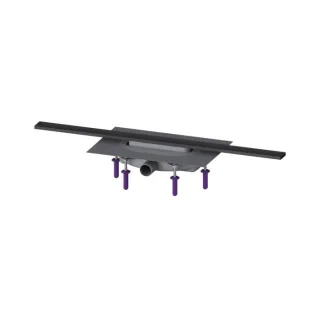 Kessel Linearis Duschrinne 45302.08 800 mm, Black gebürstet, Megastop