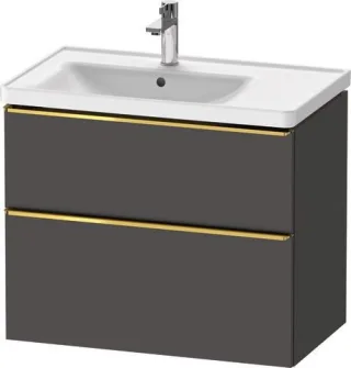 Duravit D-Neo Waschtischunterbau wandhängend Graphit Matt 784x452x625 mm - DE4357034490000 DE4357034490000