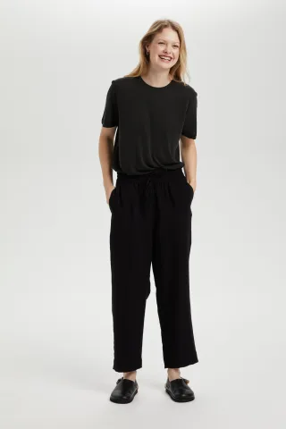 T-shirt Lockere Passform black