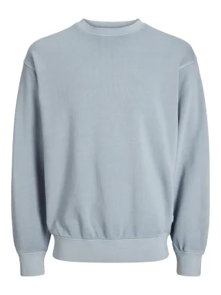 JACK&JONES - JJECHARGE FADED SWEAT CREW NECK NOOS chambray blue - Gr. - XL