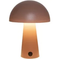Coen Bakker Deco BV LED Außen-Tischleuchte Touch Tischlampe Pilzform Dimmbar Akku In-/Outdoor IP44, Touch-Funktion, LED fest verbaut, Kaltweiß, Warmweiß, Tageslichtweiß