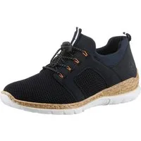 Rieker Slip-On Sneaker, Schlupfschuh, Halbschuh, Slipper, Freizeitschuh mit Elastikeinstieg