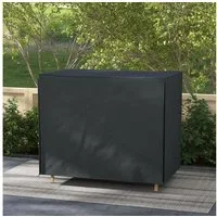 Outsunny Gartenmöbel-Schutzhülle Hollywoodschaukel Abdeckung mit UV-Schutz (Schutzhülle für Gartenschaukel, 1-St., Abdeckhaube), Oxford, Schwarz, 220 x 125 x 172 cm