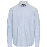 camel active Streifenhemd Langarm, mit Button-Down-Kragen