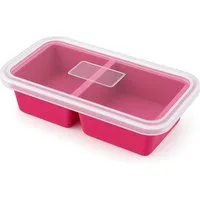 JASLIFE Eiswürfelform Silikon-Gefrierbehälter mit Deckel, Portionierer für Suppe & Soßen, (2-tlg)
